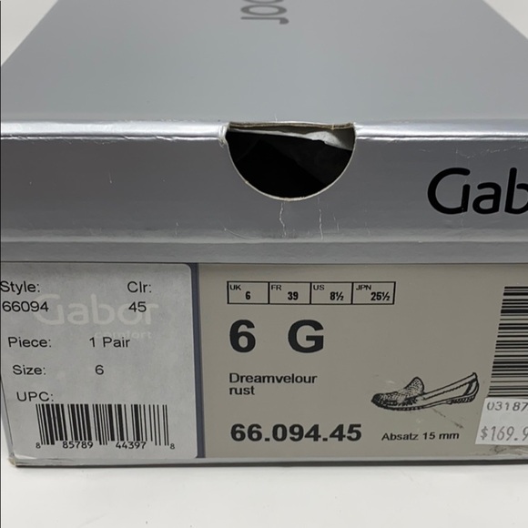 Gabor 66.094.45 suede perforated loafer moccasins - Picture 10 of 10